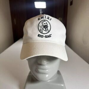 Amiri Cap Hat Zig Zag White Black Size: ONE SIZE